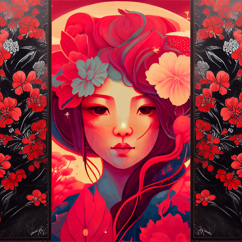 AI Japanese Girl #7 static token preview