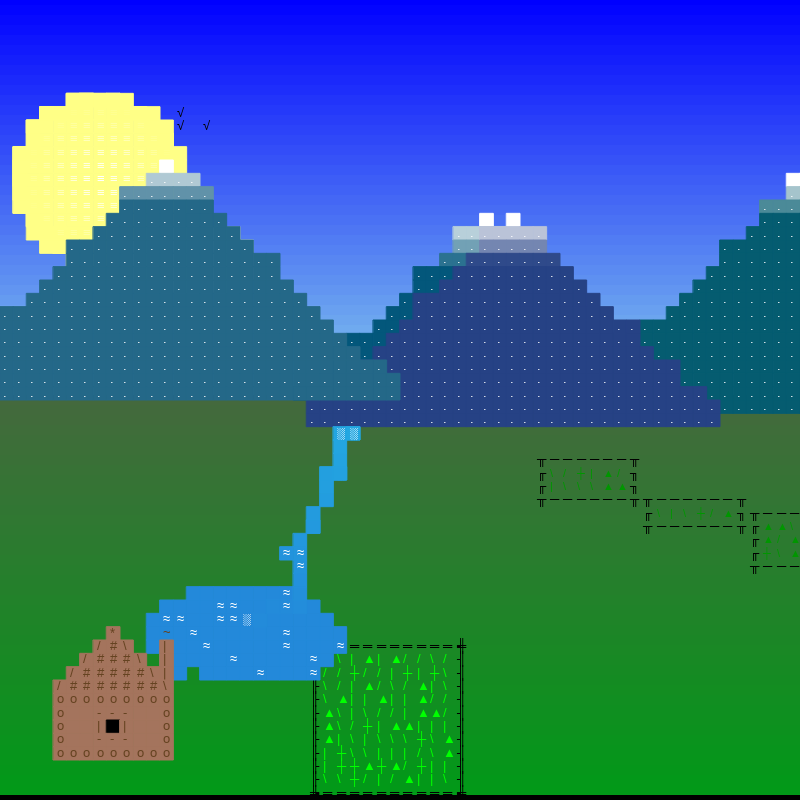Ascii Timescapes #13 static token preview