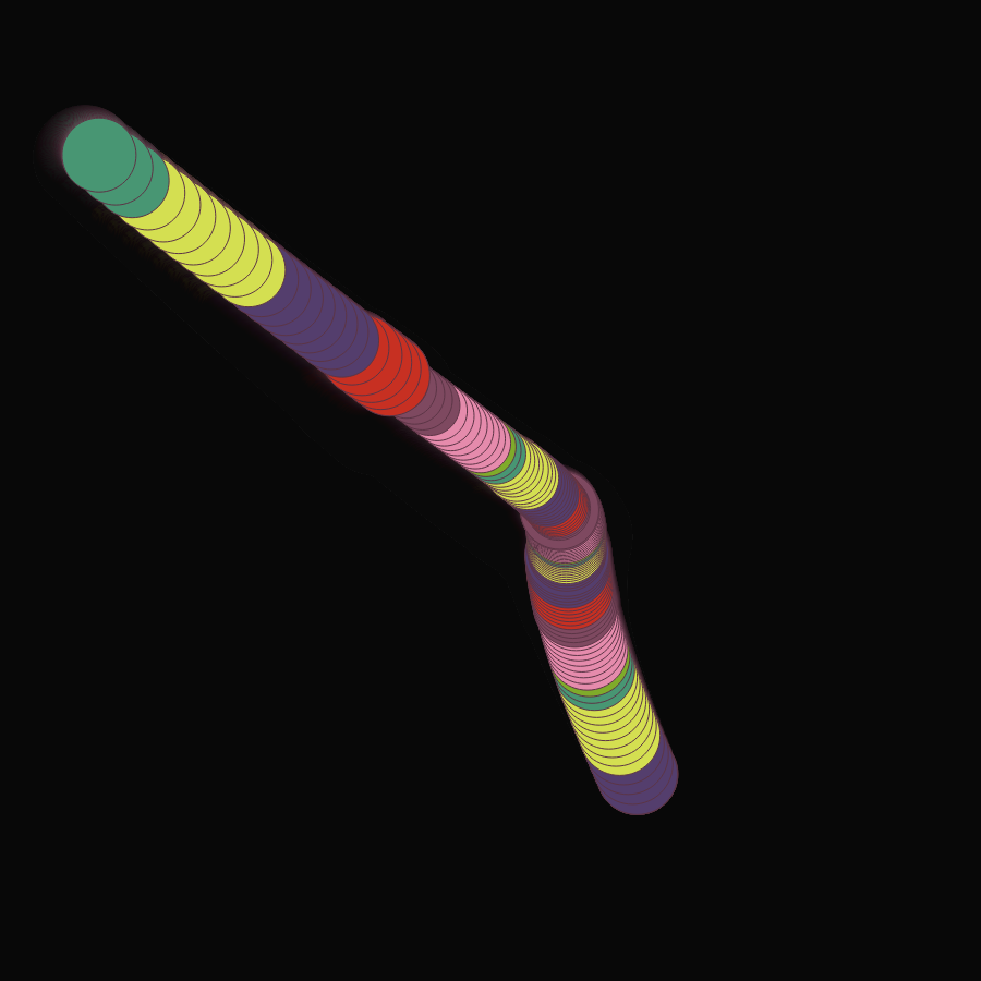 Warping Wobbling Worms #1 static token preview