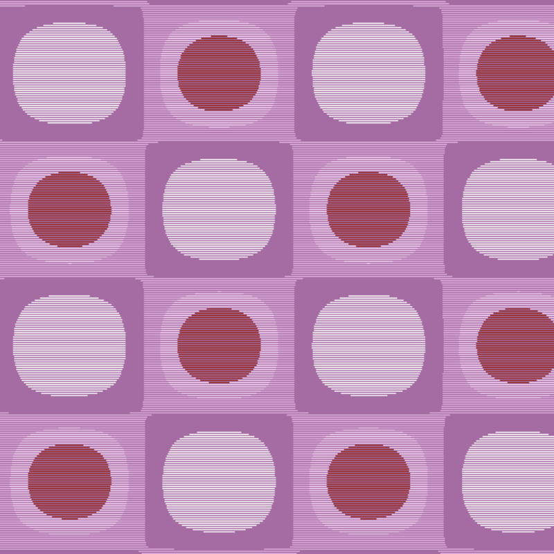 Bubbly 70's TV #18 static token preview