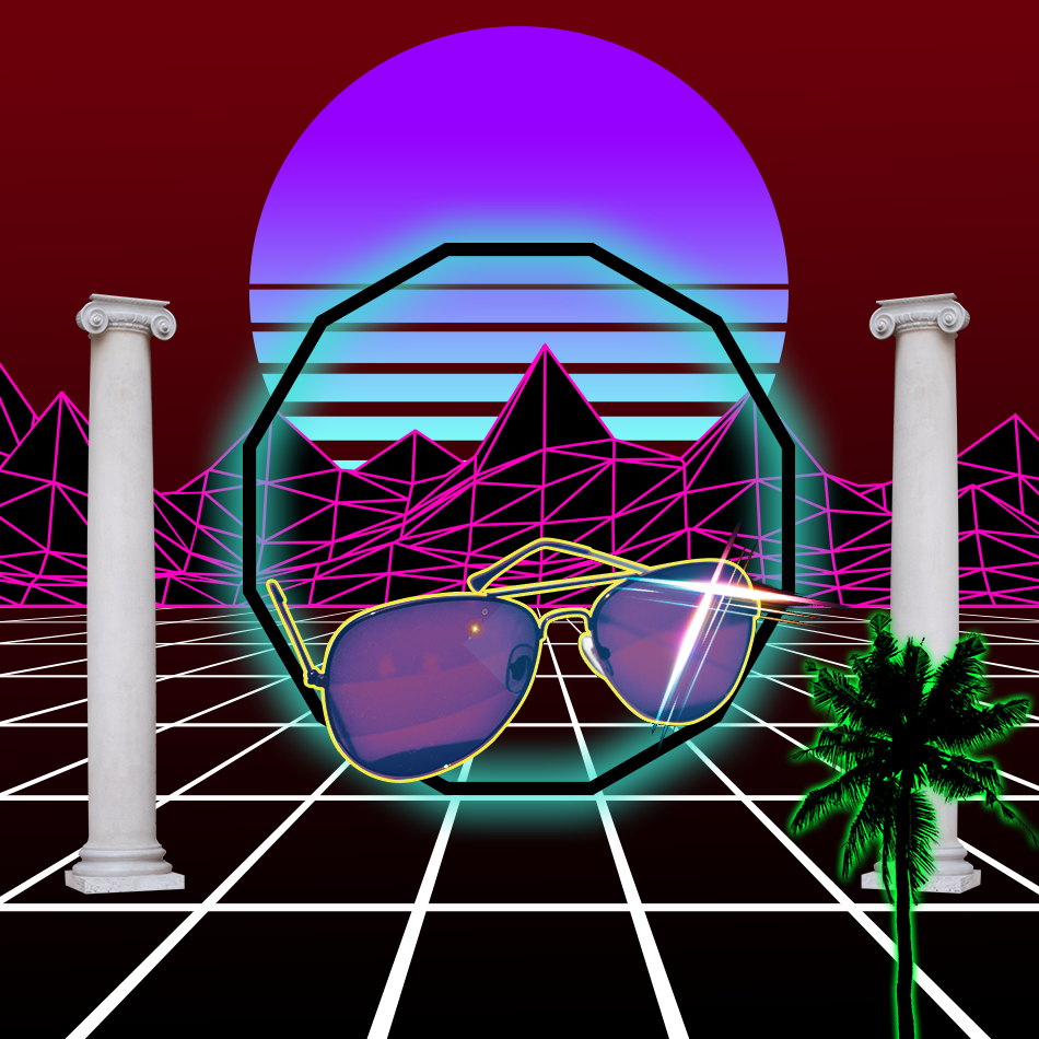 S Y N T H W A V E Nightlife Generator #15 static token preview