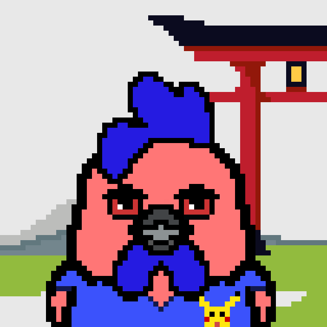 pxlChicks Japonica #8 static token preview