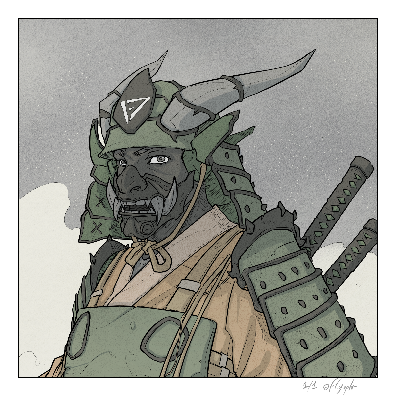 侍 (SAMURAI) #18 static token preview
