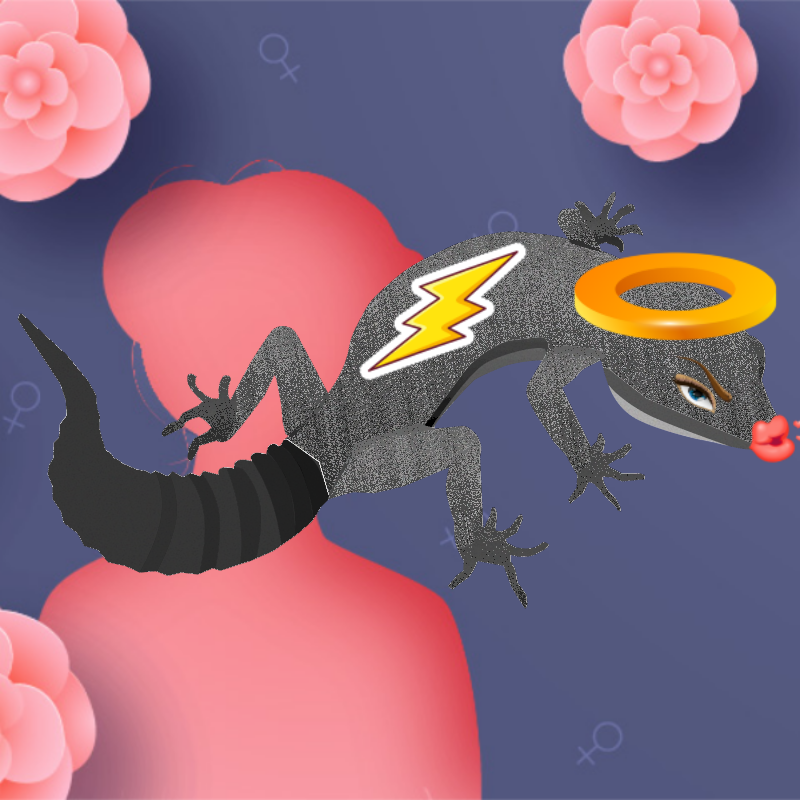 Gecko Warrior #2 static token preview