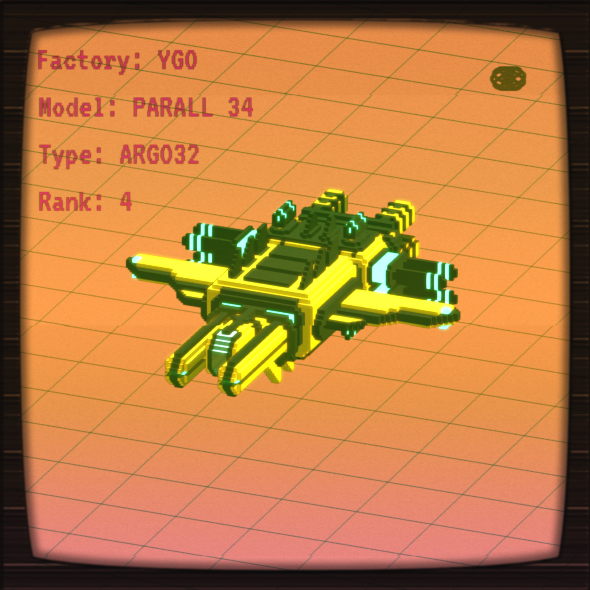 Spaceship Fair Rodeo #16 static token preview