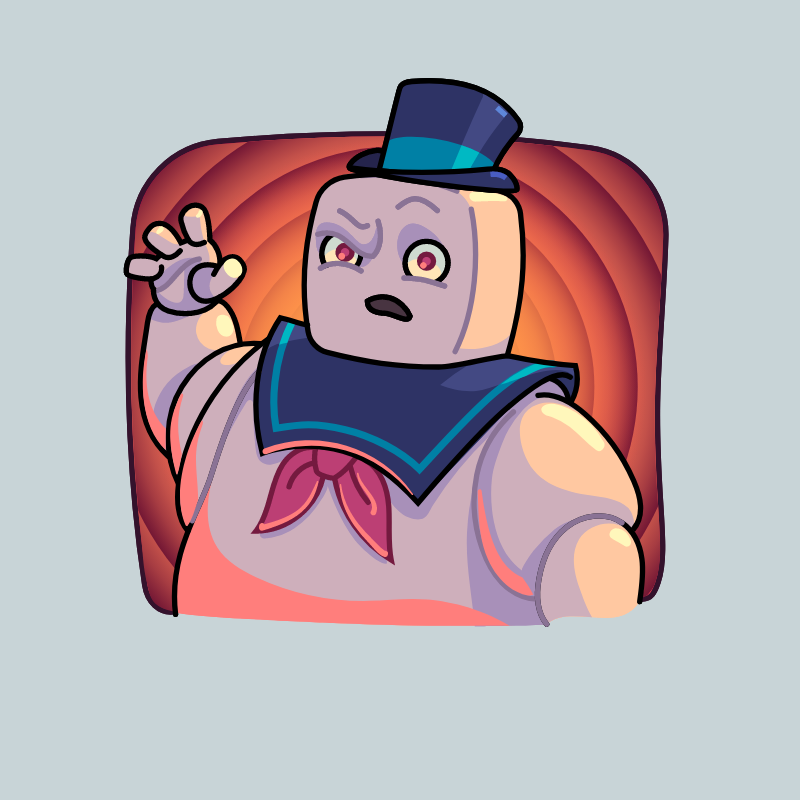 Stay Puft Marshmallow Man #10 static token preview