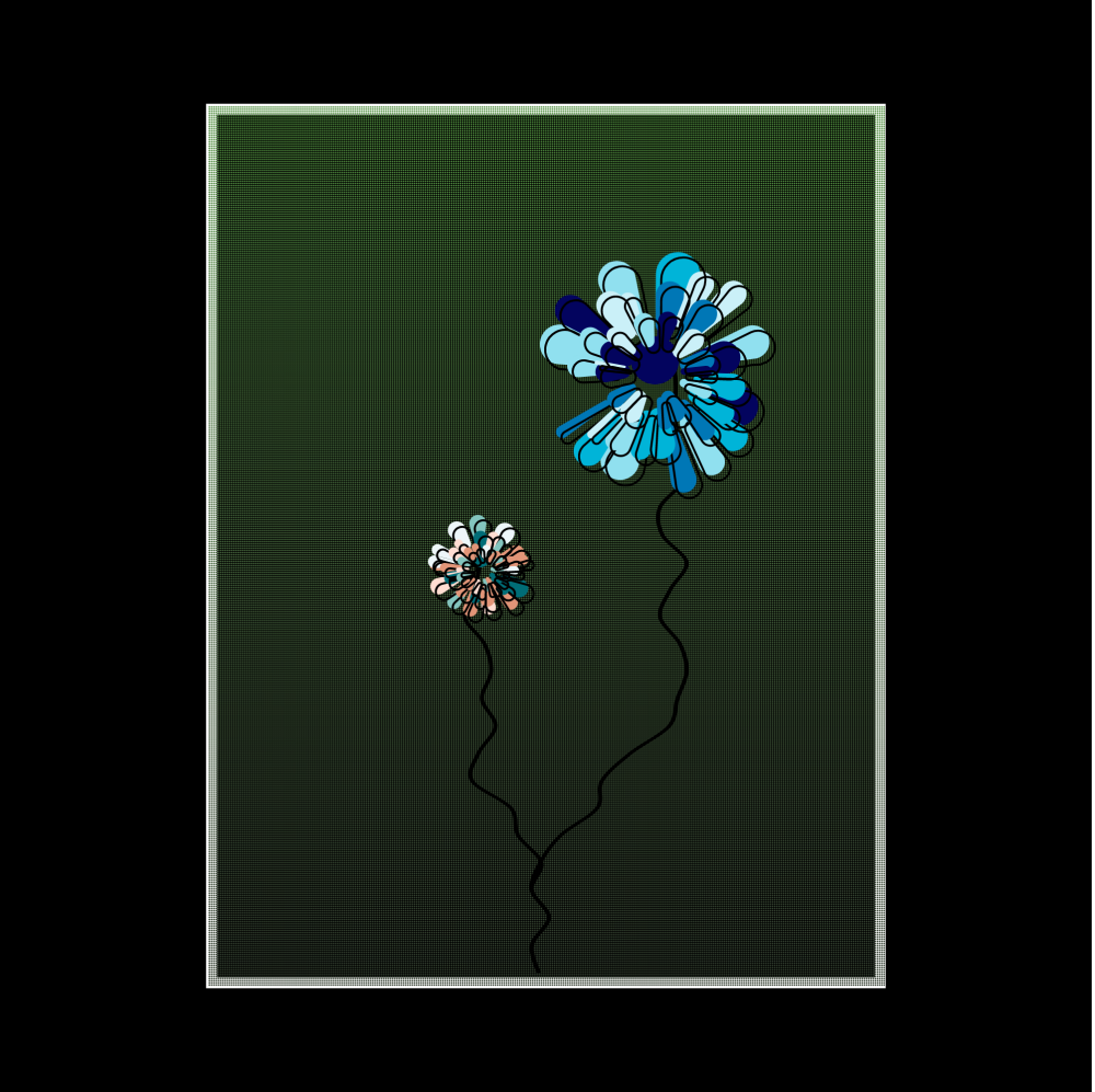 五彩向日葵 colorful sunflowers #20 static token preview
