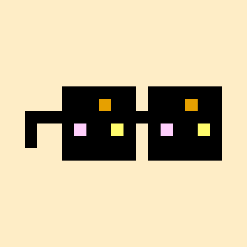 Coded Nouns Glasses #1 static token preview