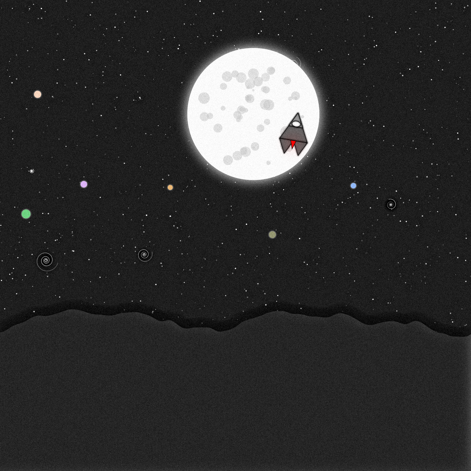 Space Thoughts #17 static token preview