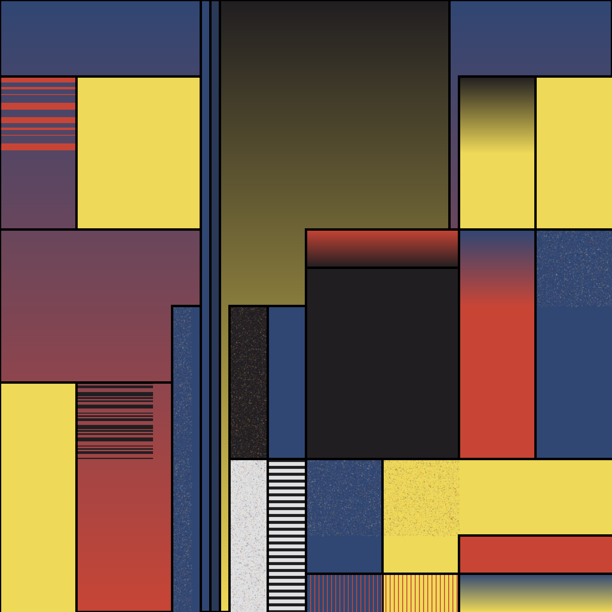 Agricultural Landscapes - Mondrian Edition #3 static token preview