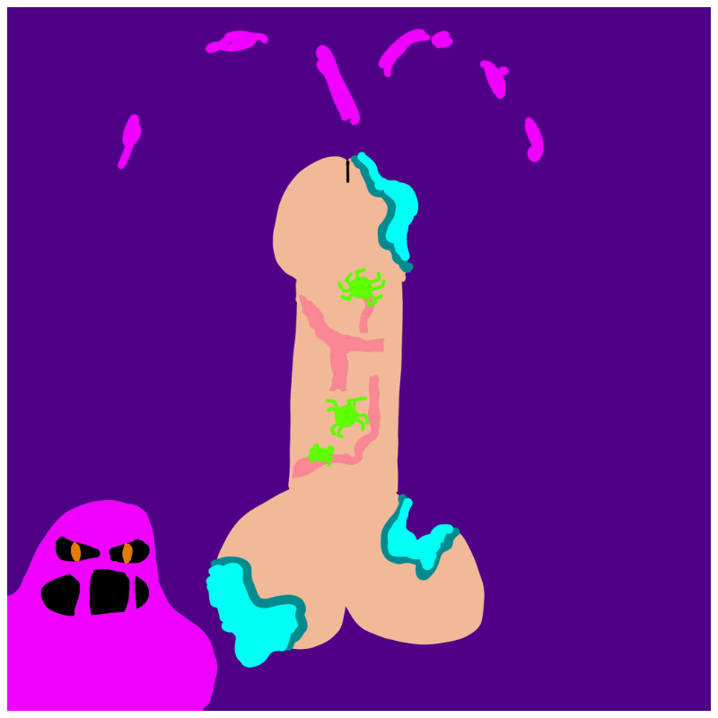 Decayed Dickgenerative Art #32 static token preview