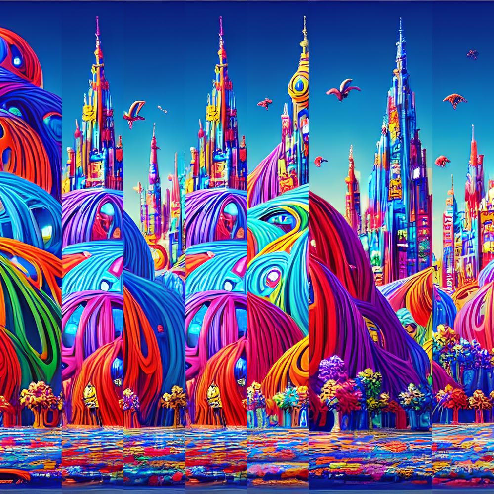 AI Psychedelic Candy #1 static token preview