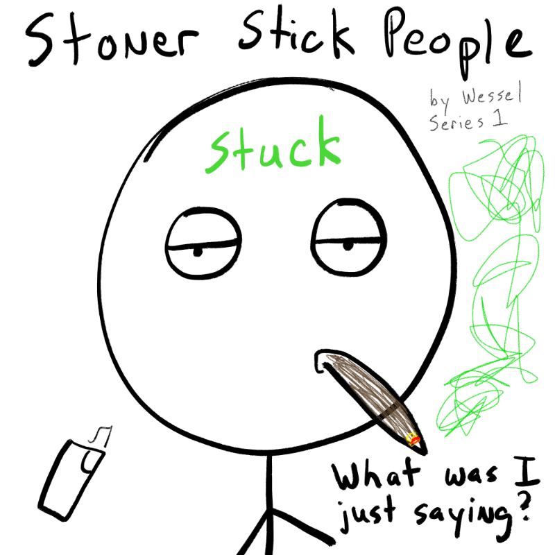 Stoner Stick People #198 static token preview