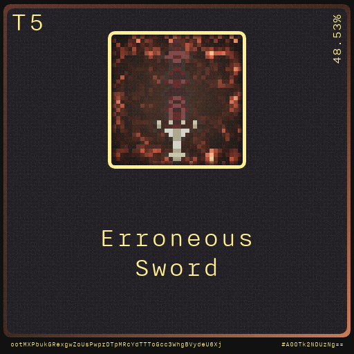 Gear for your quests - Sword #30 static token preview
