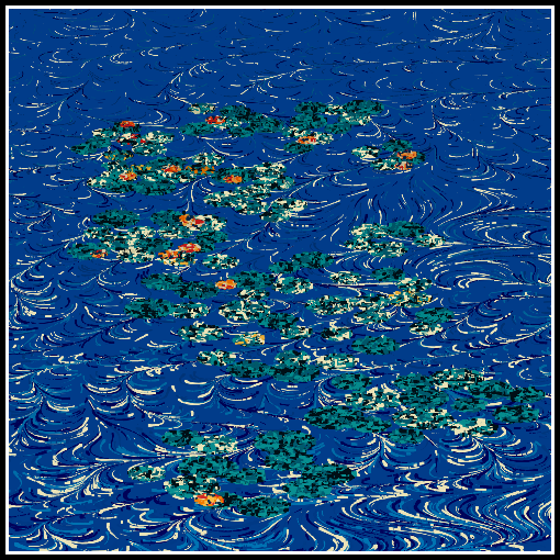 Polluted water lilies #7 static token preview