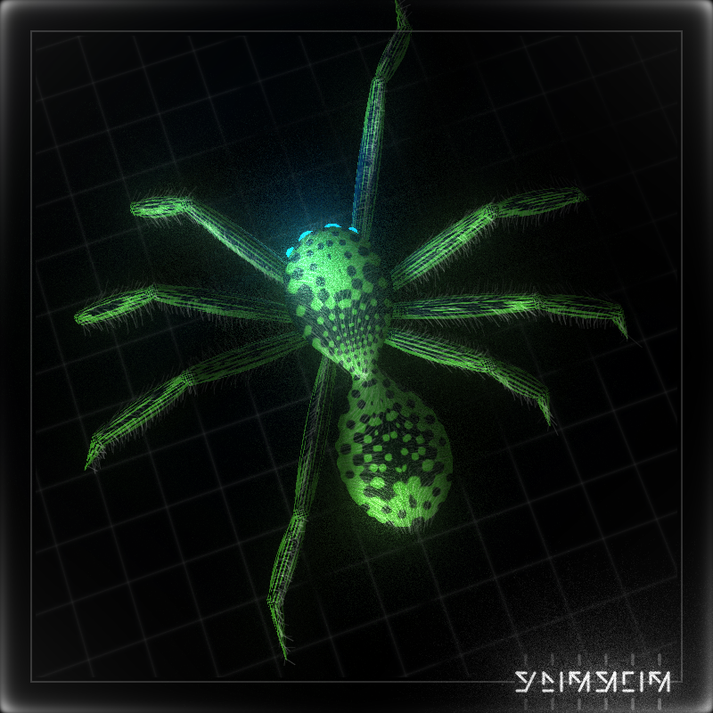 Impure Spiders #8 static token preview