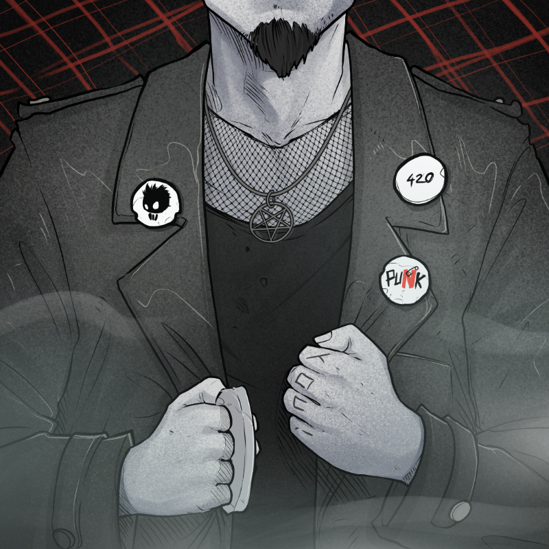 PUNX NOT DEAD #666 static token preview