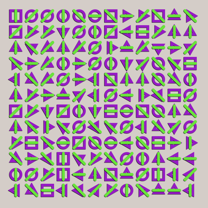 Geometric abstraction #11 static token preview