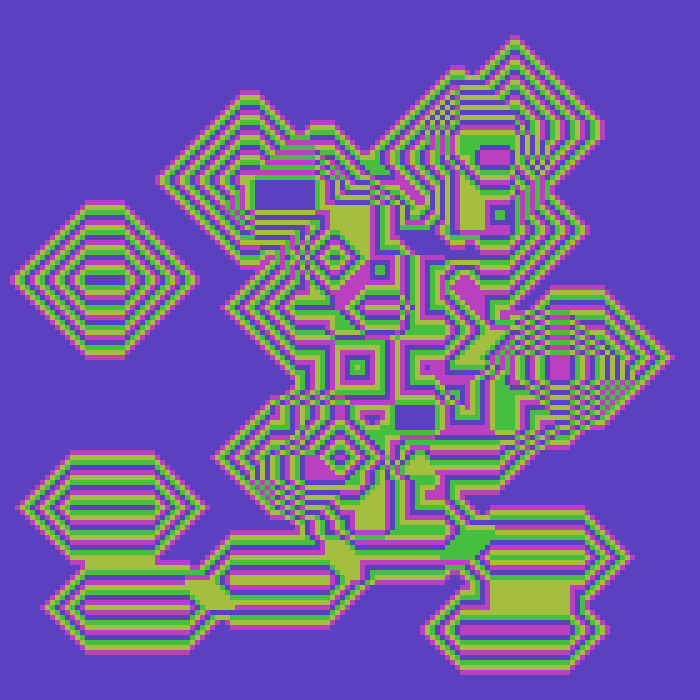 Superimposed Octagonal Pyramids #45 static token preview
