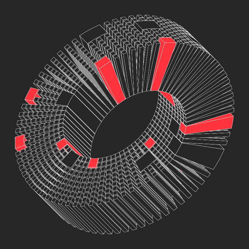 Ex Mobius (Neon Red) #24 static token preview