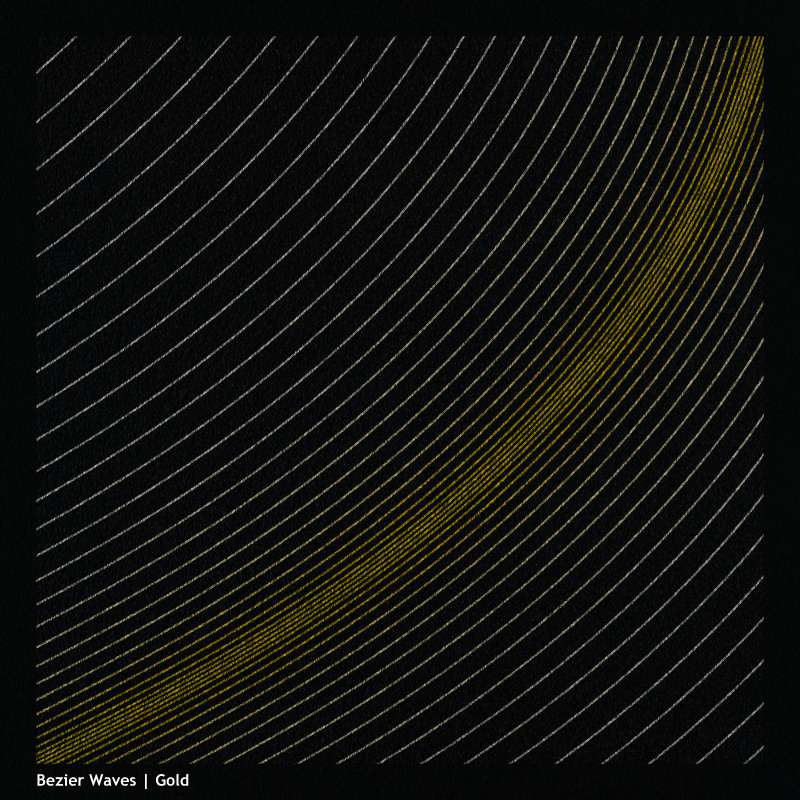 Bezier Waves #17 static token preview