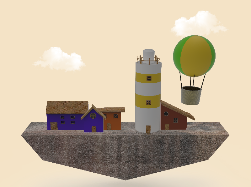 Coastal village #8 static token preview