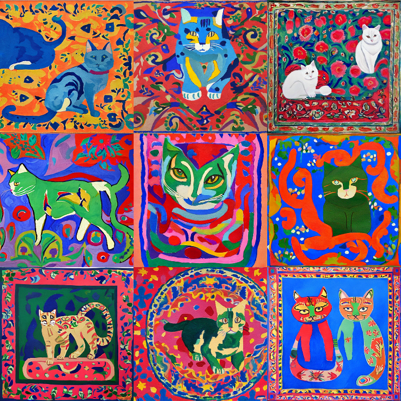 99 Patchworks of 9 Lives #5 static token preview