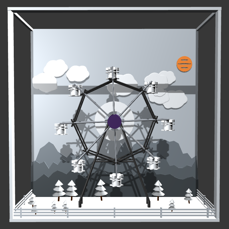 “Uncle Run” Fun Park: Ferris Wheel #13 static token preview