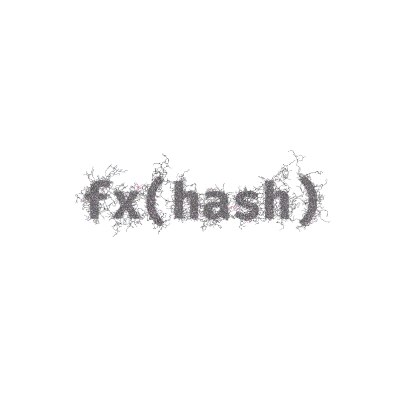 FXHASH Generative Logo #7 static token preview