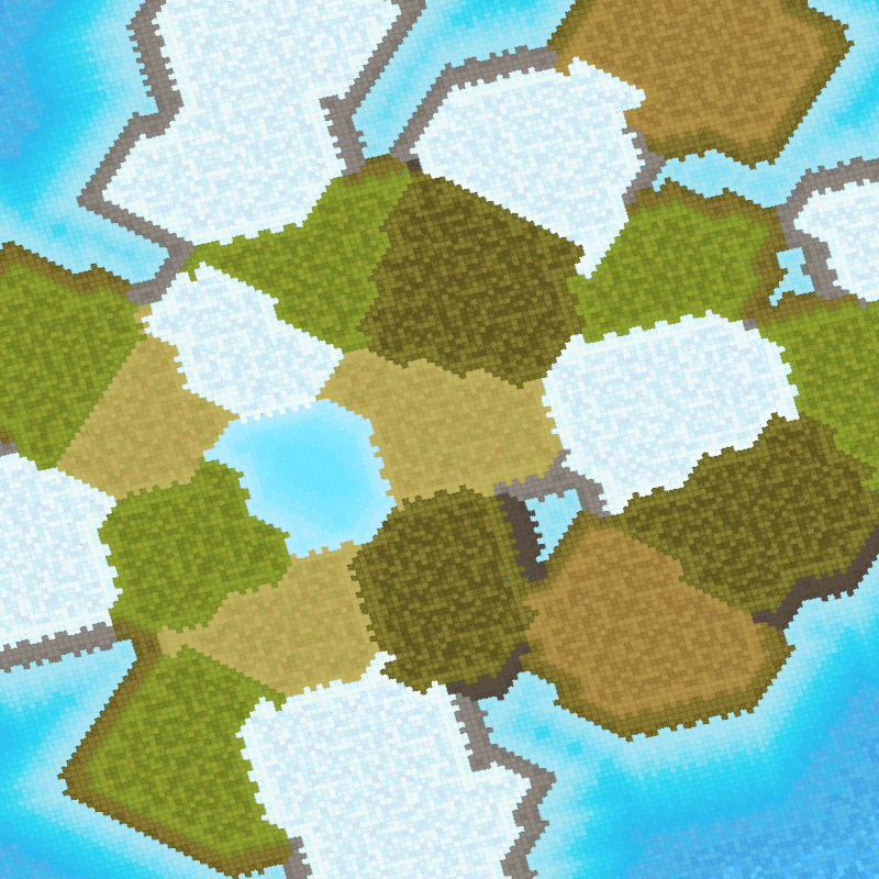 Littlecube Maps: Arctic Oasis Islands #1 static token preview