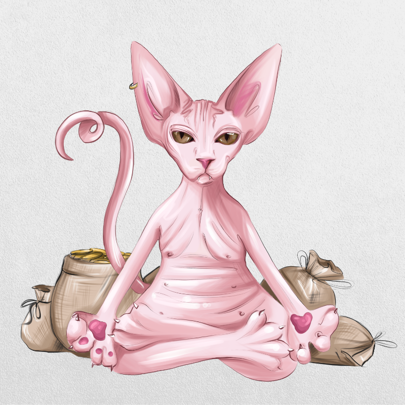 YogaCat #11 static token preview