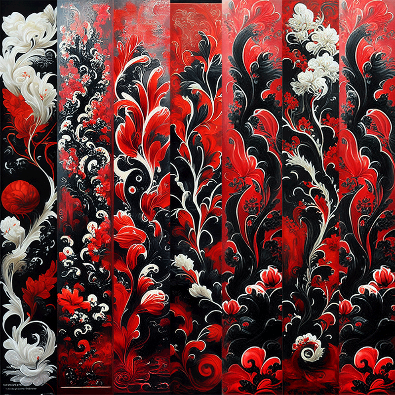 AI Chinese Flowers #4 static token preview