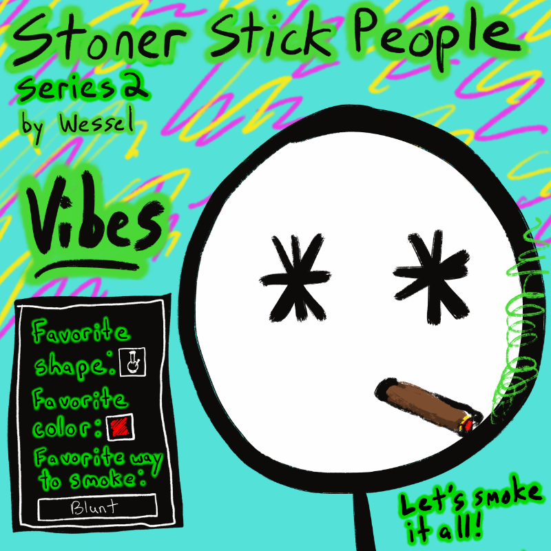 Stoner Stick People Series 2 #17 static token preview