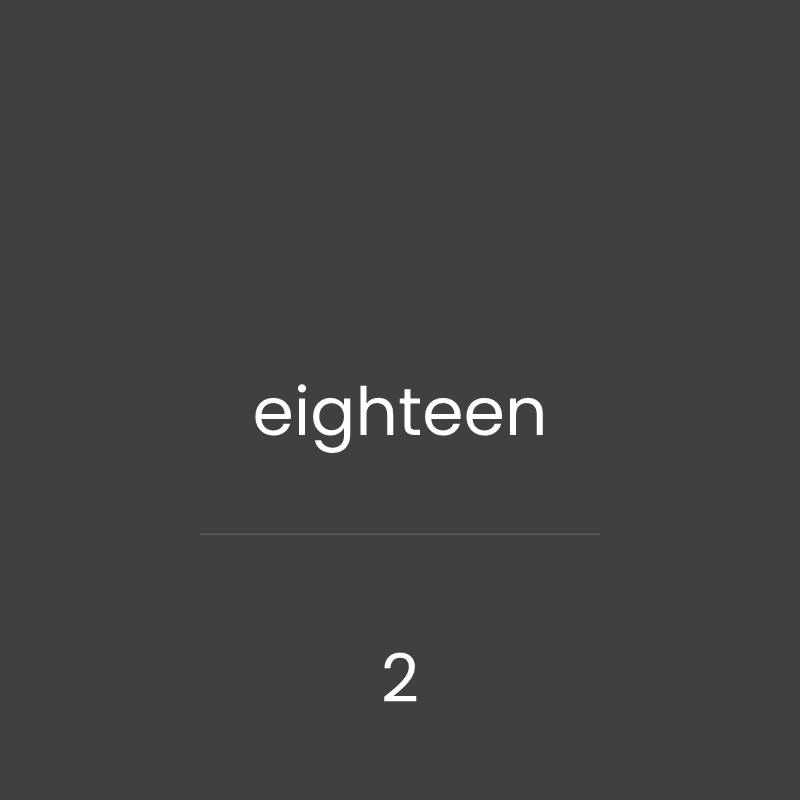 aoon - alphabetical order of numbers #2 static token preview