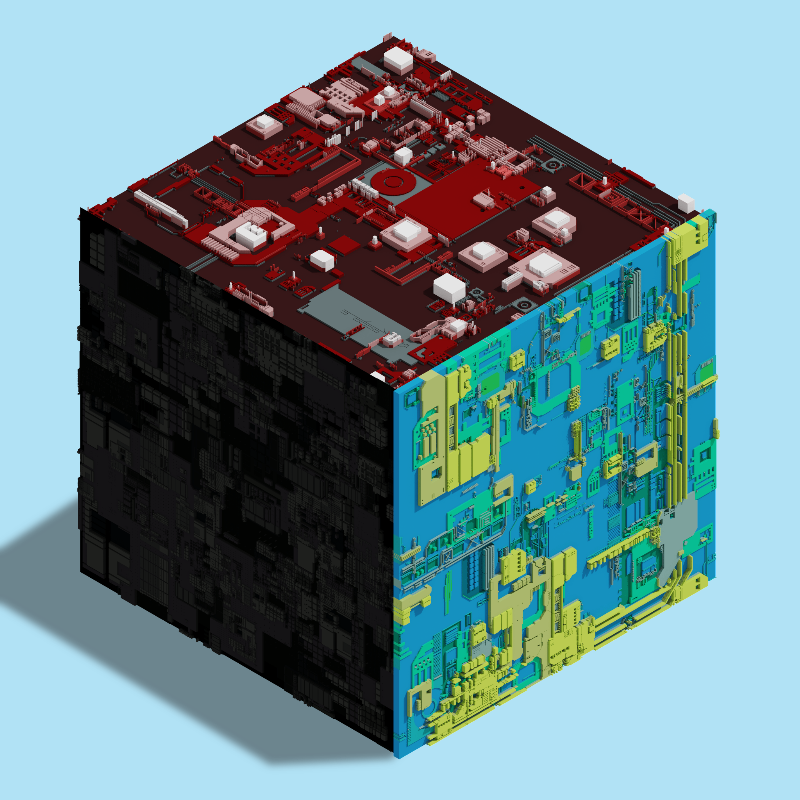 Cube generative #22 static token preview