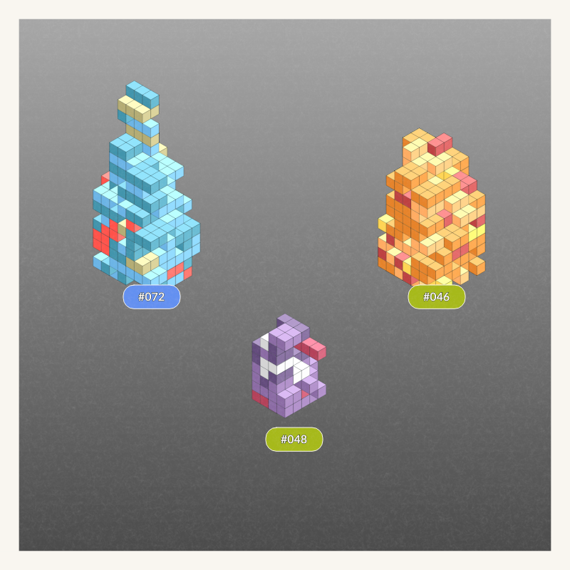 Pokeblocks Squad #10 static token preview