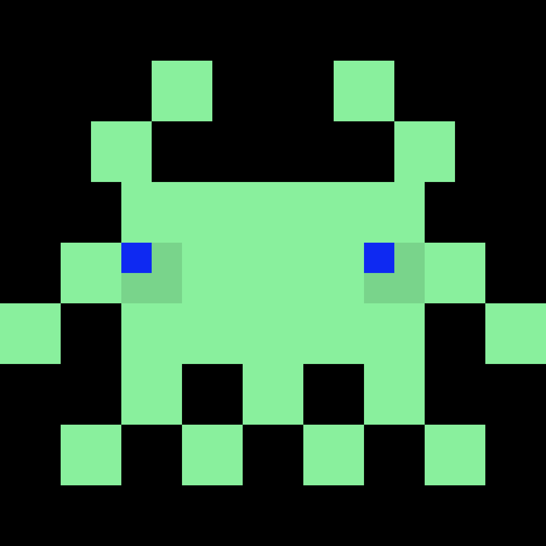Pixel Invaders #12 static token preview