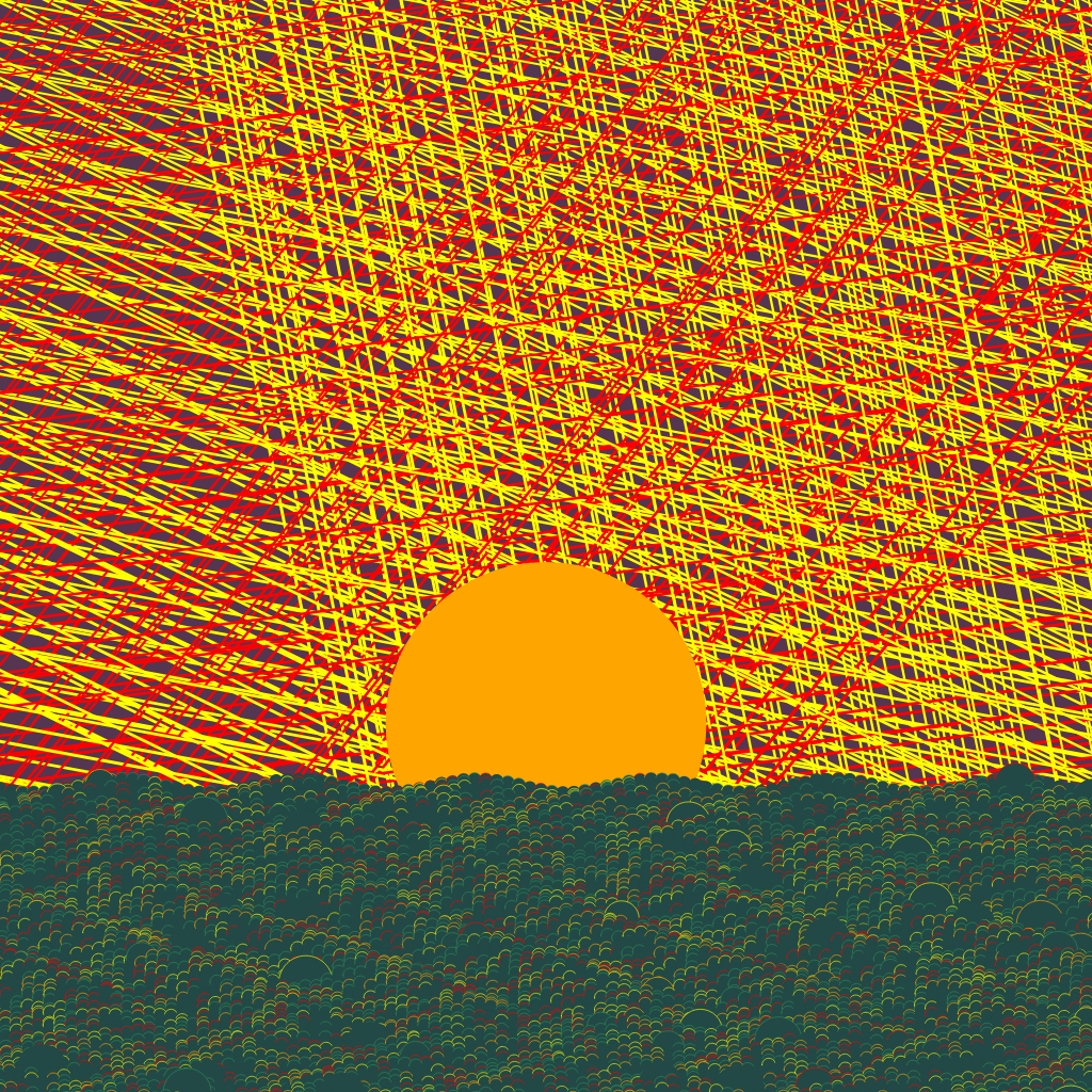 Sunset #10 static token preview