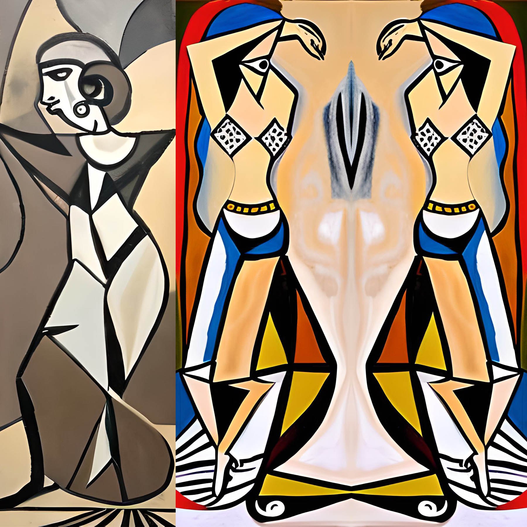 Cubism Dancers #7 static token preview