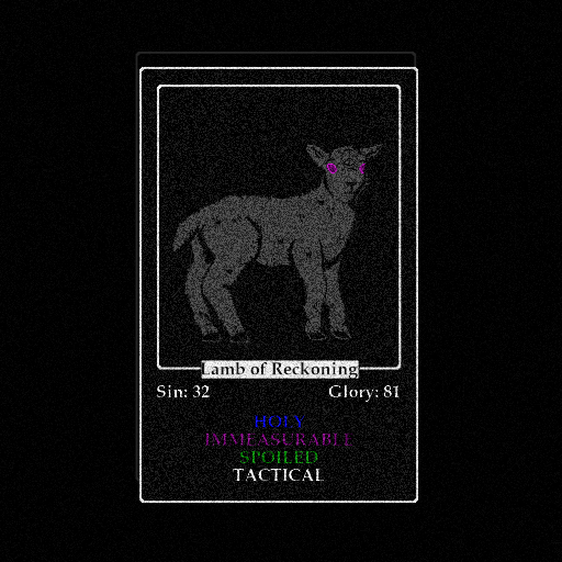 SACRIFICIAL LAMBS #1 static token preview
