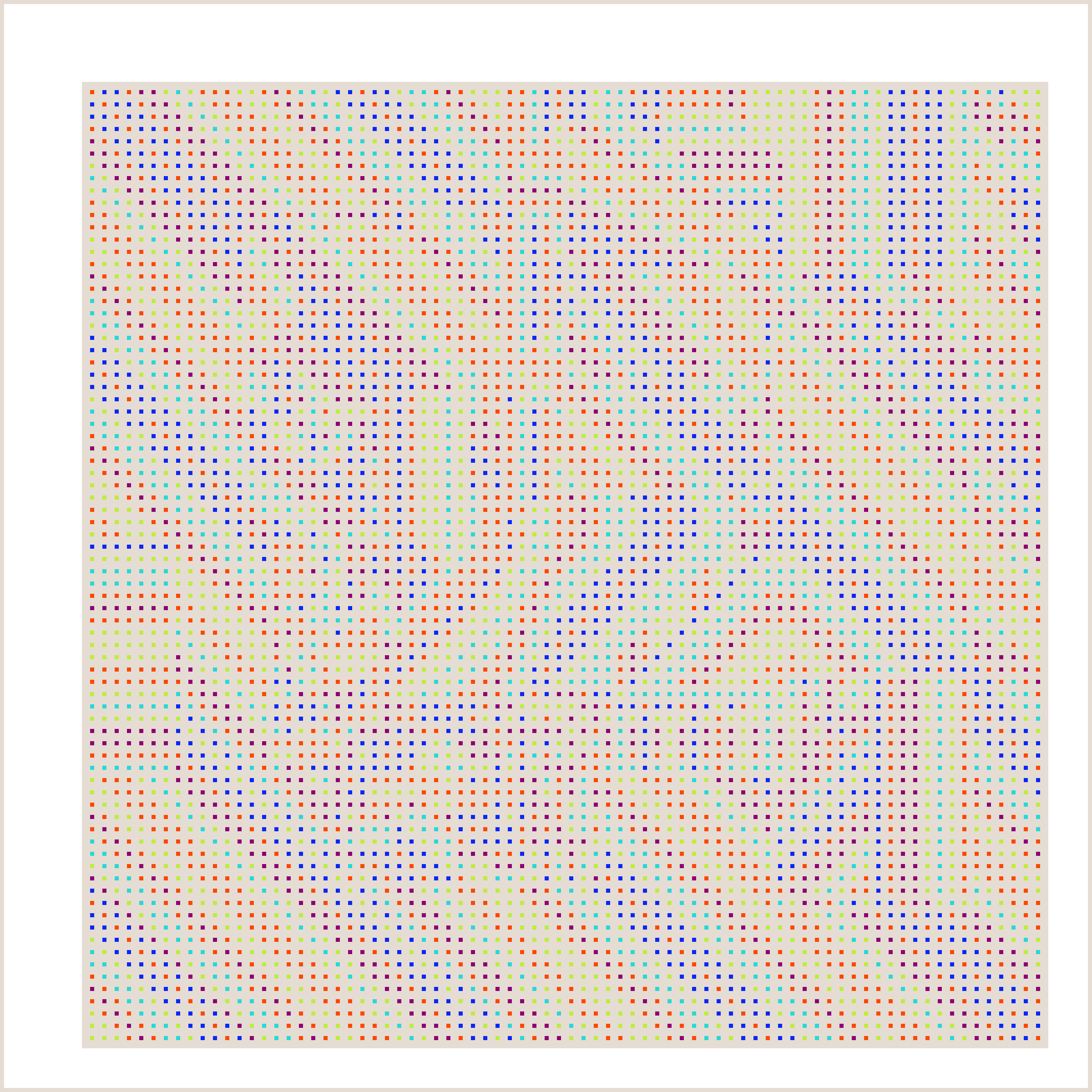 Beige Orbital Pixels #5 static token preview