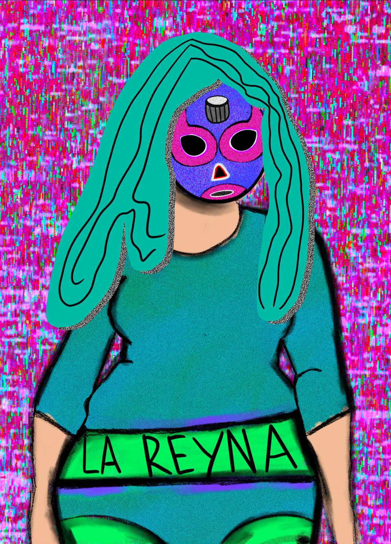 NFT luchadora #15 static token preview