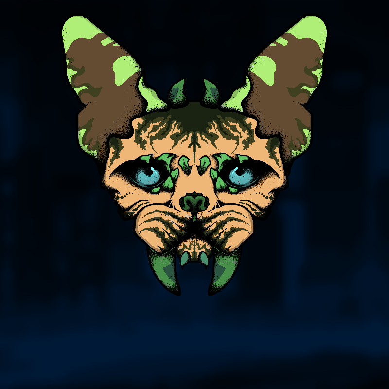 Monster Kitten #7 static token preview