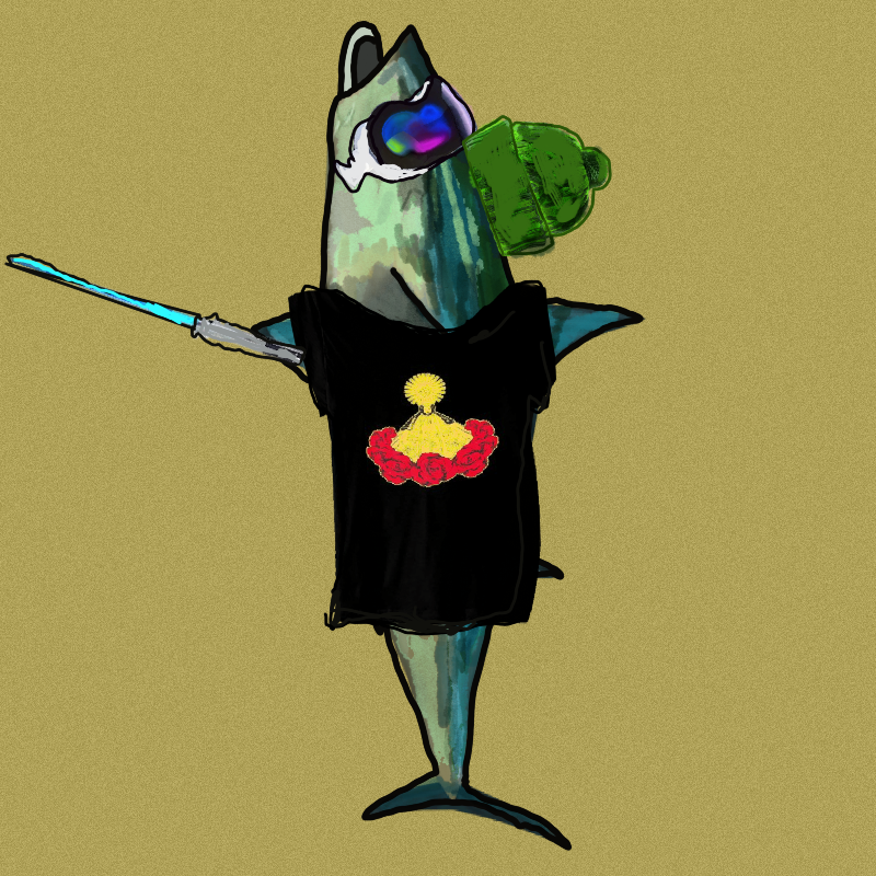 The Apathetic Crypto Fish Society #17 static token preview