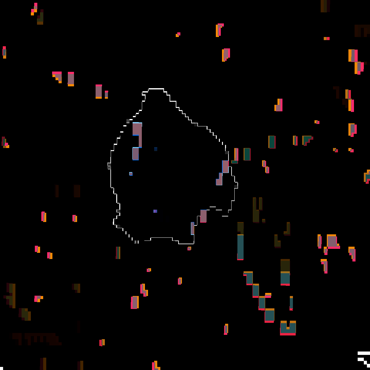 Pixel Topography #5 static token preview