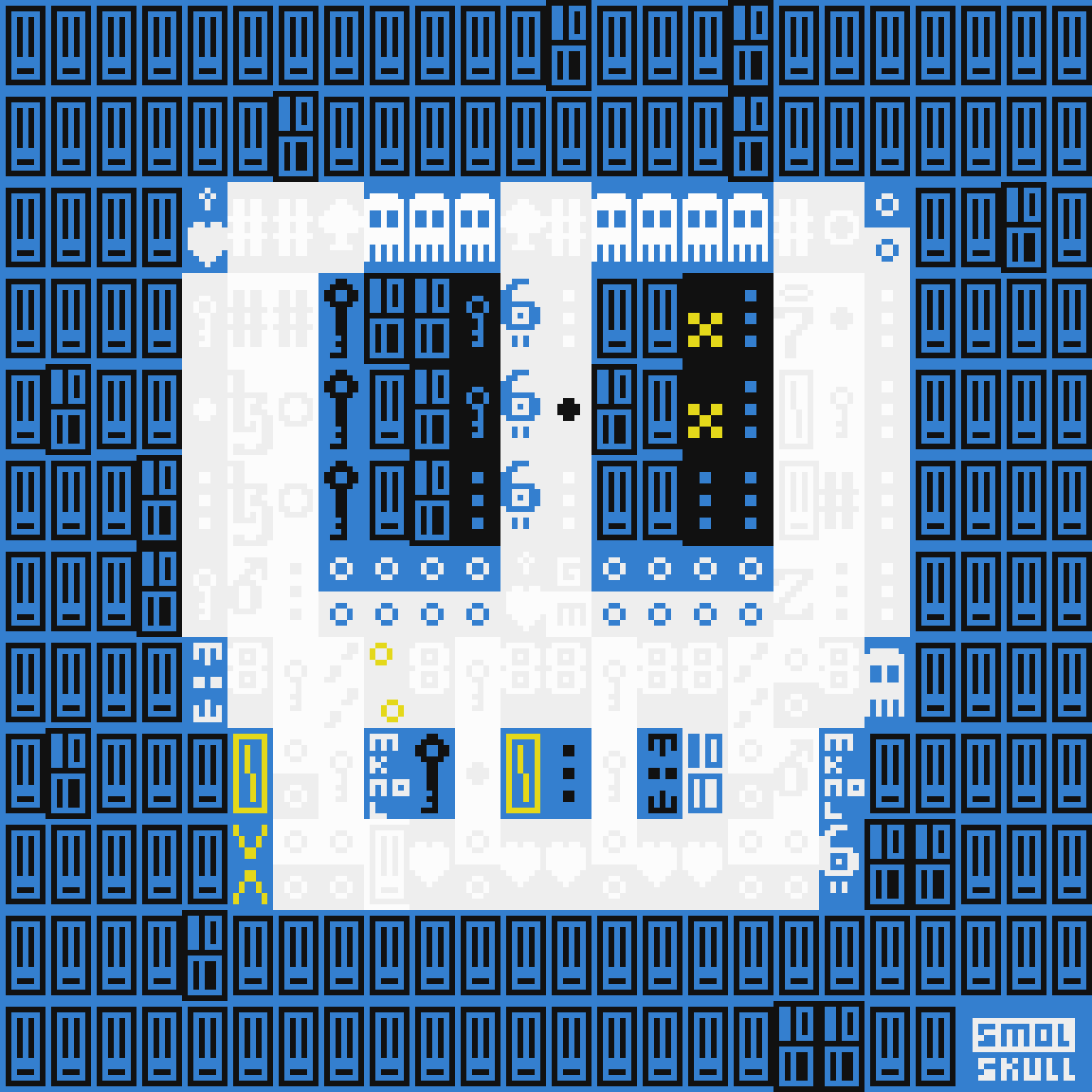 ASCII-SMOLSKULL #130 static token preview