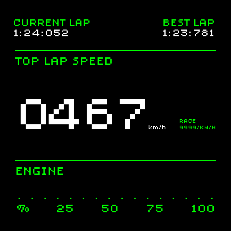 F-1RacingTez #496 static token preview