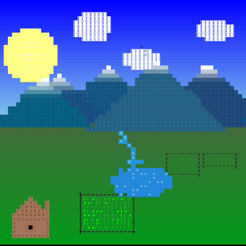 Ascii Timescapes #18 static token preview