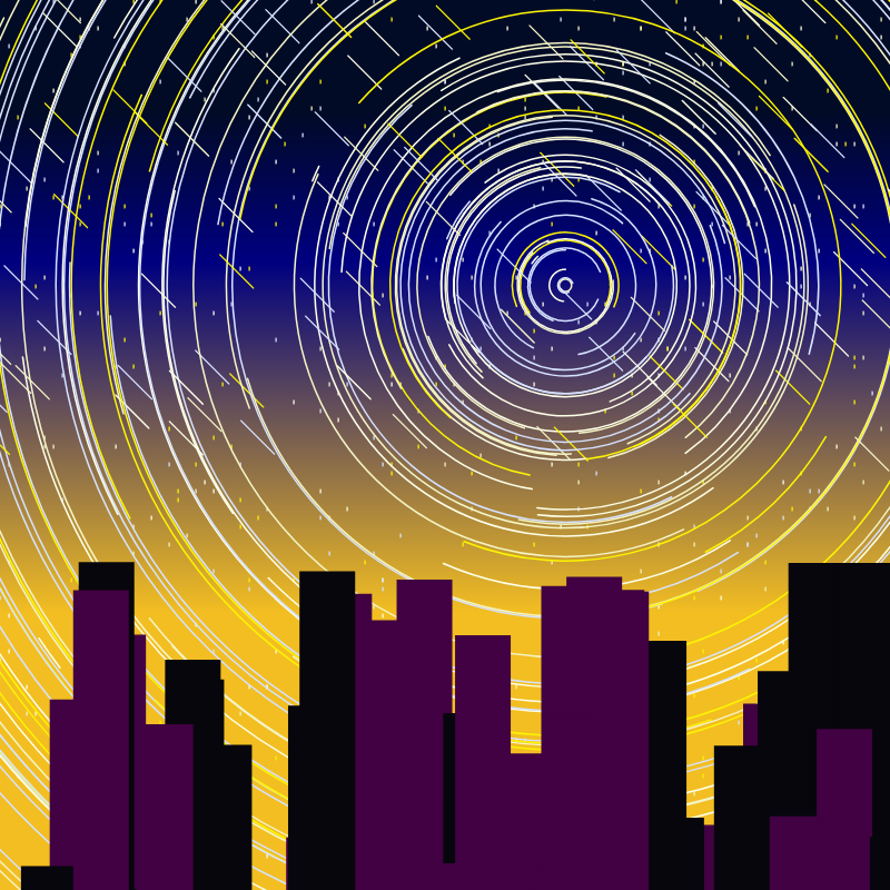 Starry sky #6 static token preview