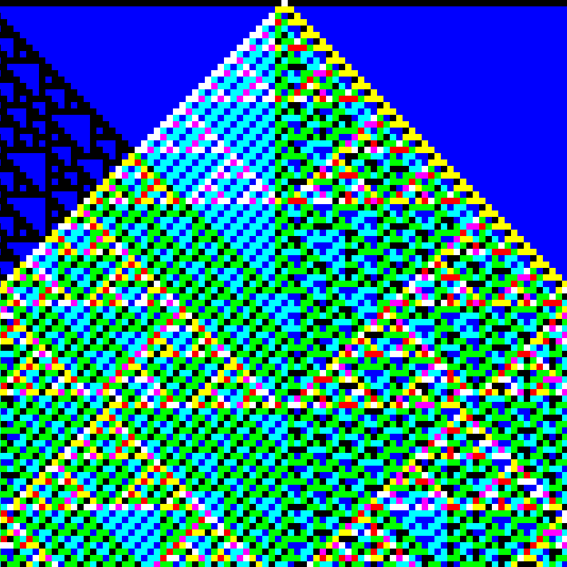 RGB Elementary Cellular Automaton #194 static token preview